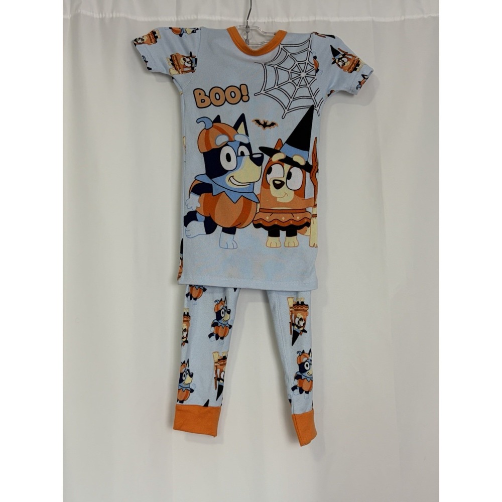 Bluey Halloween Pajamas  Set Youth Size 6 Short Sleeve